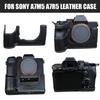 Dla Sony A7m5 A7r5 Skórzane Etui Etui na Aparat Ochronne Skórzane Etui A7m5 Półzestaw Podstawa A7r5 Obudowa