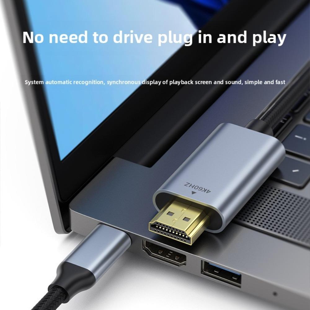 4K HDMI To Type C Cable for Phone PC Monitor Screen Mirroring High Speed HD Video Audio Sync