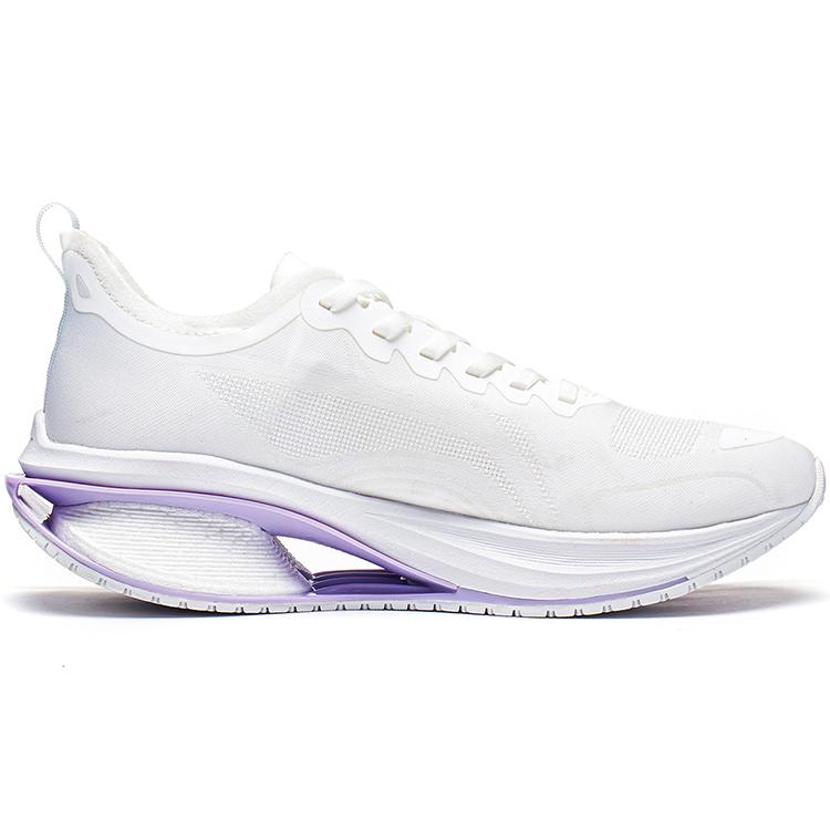 New LiNing WuShi 5S 3.0 Anti Slip And Wear Resistant Breathable Low Top Casual Running Shoes Women's White Blue Purple ARST002-1