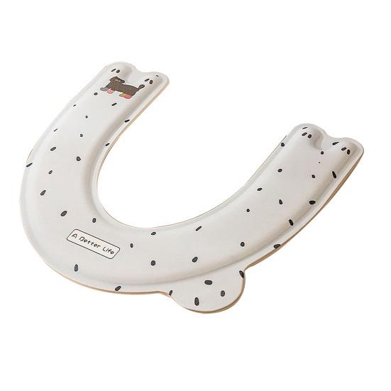 

Сиденье для унитаза с мультяшным рисунком, нескользящая накладка на сиденье унитаза, самоклеящаяся, утолщенная крышка-сиденье для ванной комнаты, коврик для сиденья унитаза для чувствительной кожи синий