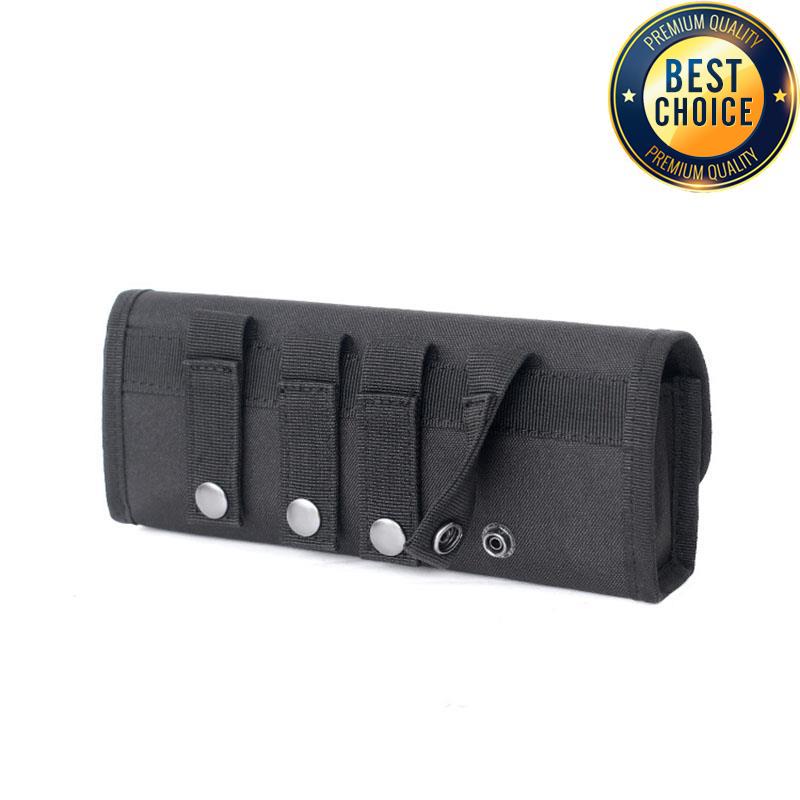 18 Round Tactical Shell Holder Ammo Bag Hunting Shooting Outdoor Molle Waist Bag 12/20 Gauge Shotgun Cartridges Bullet Pouch