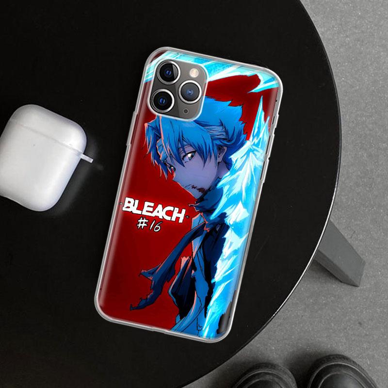 Hitsugaya Toushirou Bleach Phone Case Cover for iPhone 11 12 13 Mini 14 15 Plus 16 Pro Max 17 Air 7 8 + SE Art Customized Fundas
