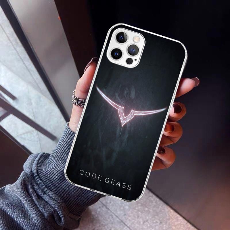 Code Geass Anime Phone Case For iPhone 17 Air 11 13 Mini 14 15 Plus 16 12 Pro Max 16E SE 7 8 Pattern Soft TPU Back Cover 17 Air