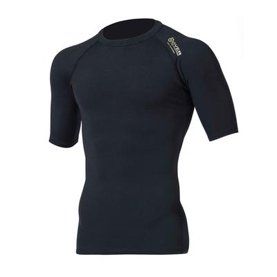 Otafuku Gloves Short Crew Neck Temperature UV Size L All-Season Innerwear, Sleeve, [Outlast Regulating, Deodorizing, Protection, Compression, Men's]