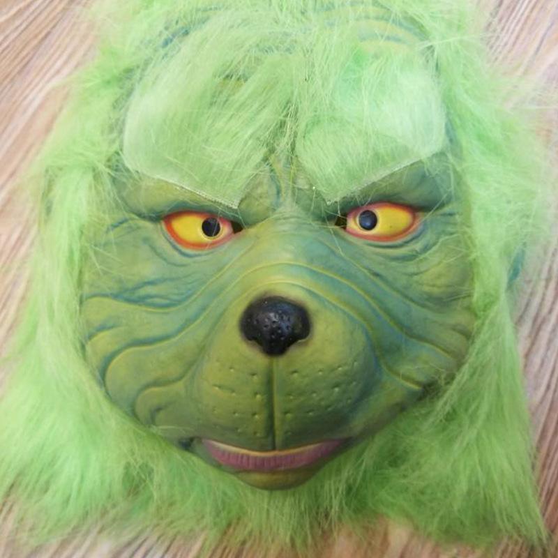 

Рождественский костюм Зеленые волосы Гриндж Костюм Санта-Клауса, Костюм для вечеринки XXXL