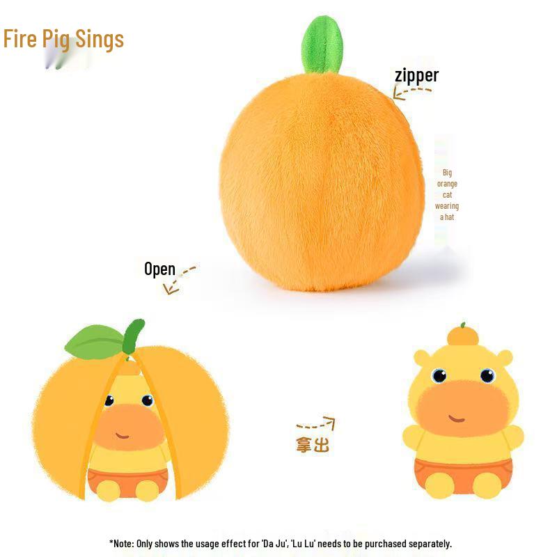 Lulu Capybara Plush: Cute, Funny Emoji Pull String Toy - Creative Silly Sleeping Figure for Girls
