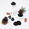 60 Stück winzige Zylinder Mini-Schneemannmützen Set Realistisch Niedliche Basteldekorationen für Weihnachtsfeiern Bühnenfestivals DIY