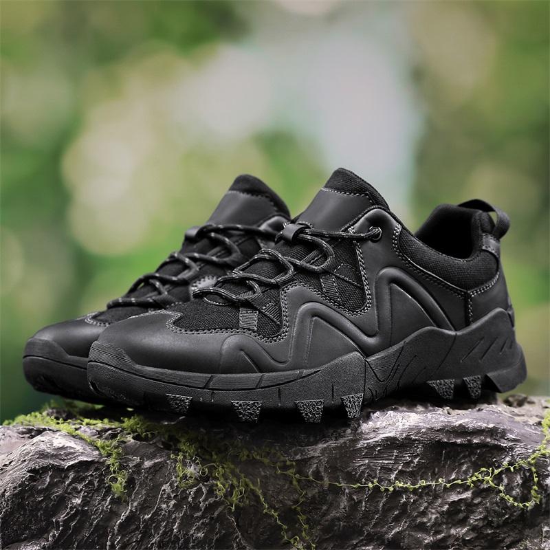 

Fashionable Men Outdoor Hiking Casual Shoes High-Quality Anti Slip Wear-Resistant Sole Sports Hiking Shoes Branded Leather Shoes 46