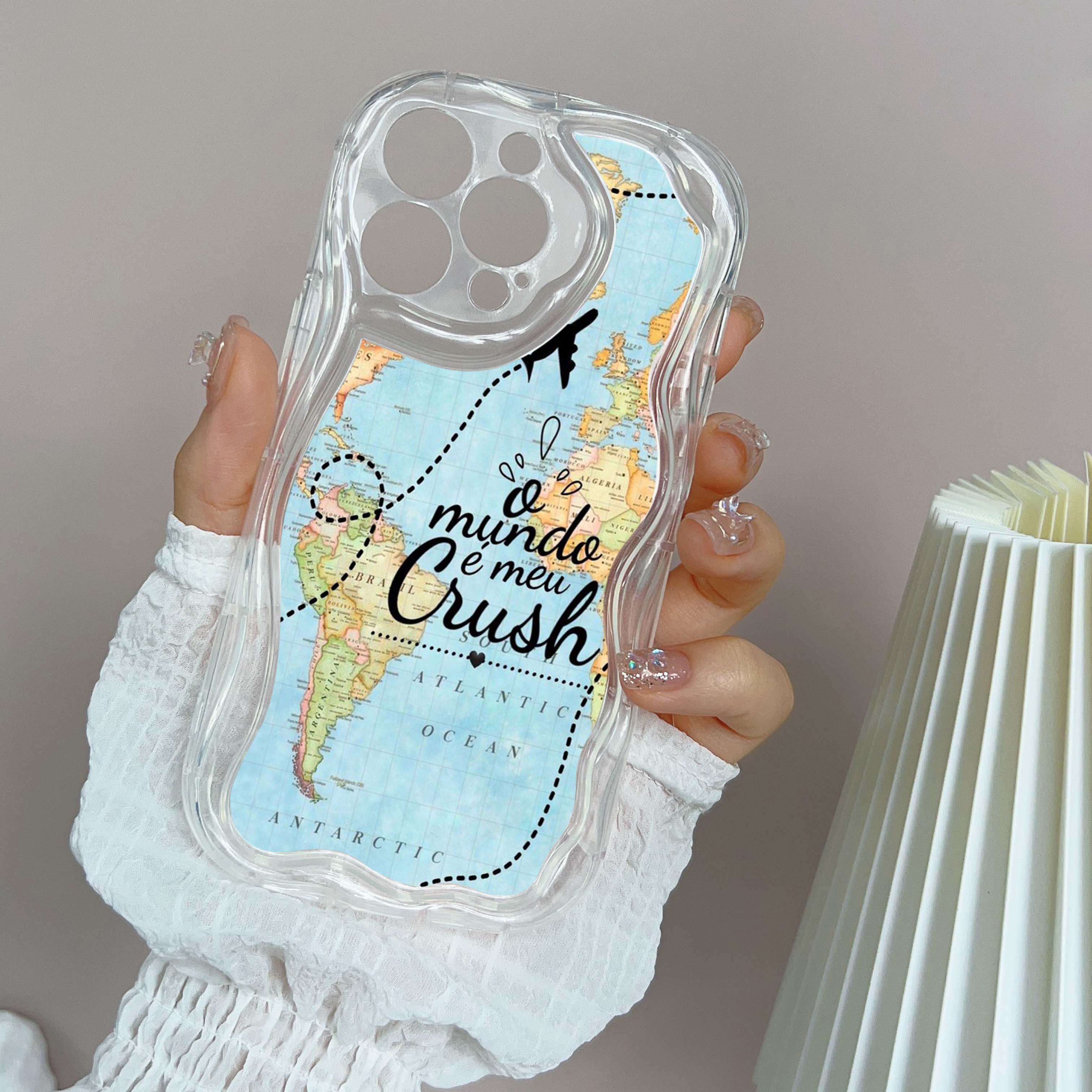 

Ae89 Карта траектории полета самолета Защитные чехлы для телефонов Apple iPhone 16 15 14 13 Pro Max 11 12 mini XR 7 8 6s Plus XS Max SE Wave TPU задняя крышка for iPhone 16 Pro Max