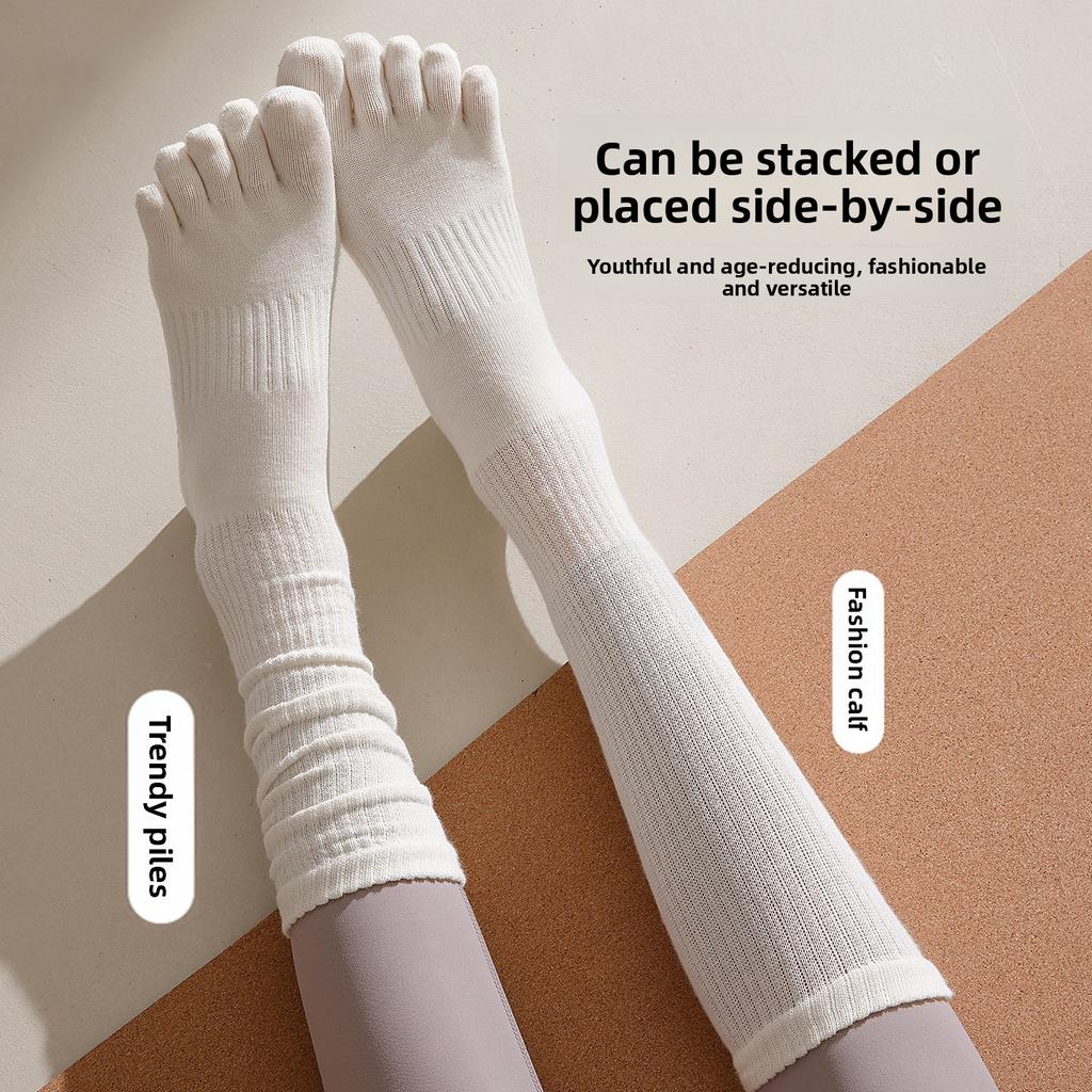 Yoga Five-finger Socks Children Autumn-winter Fitness Exercise Aerobics Dance Indoor Pilates Winter Stockings