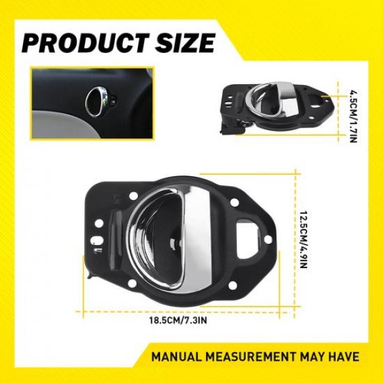 Door Handle Ide Interior Driver Left Front/Rear for 2006-2011 Chevrolet HHR K