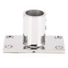 Stanchion Base Stainless Steel 90 Degree Rectangular Durable AntiCorrosion Polishing Hnadrail Fitting for Boat
