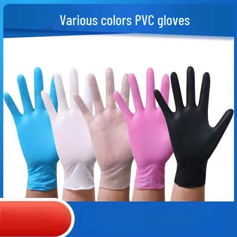 Lion Search Disposable Nitrile PVC Blend Gloves