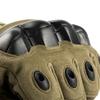 Hard Knuckles Leather Motorcycle Gloves Half Finger Mittens Fingerless Gloves Men'S Gloves