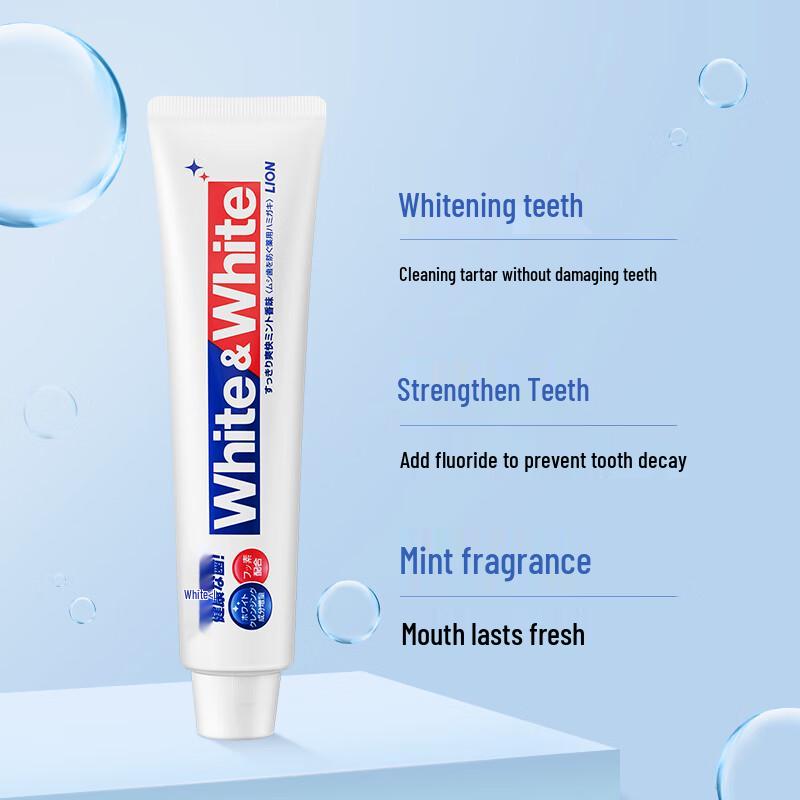 Lion White Whitening Toothpaste 150g 3-Pack