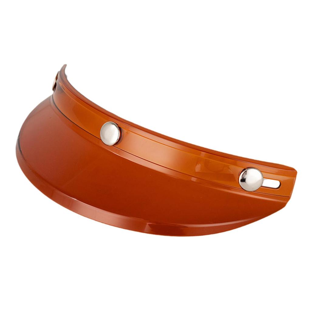 Motorcycle Helmet Visor Peak Vintage Visor Peak for 3/4 Helmets Spare Parts Sun Protection & Waterproof Helmet Visor Protector