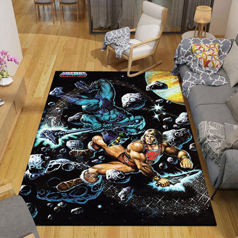 1Pc Space Warriors Adventure Rug, Office Carpet Indoor Outdoor Doormat, Non-Slip, Comfortable, Living, Christmas Halloween, Xmas Gift L1266