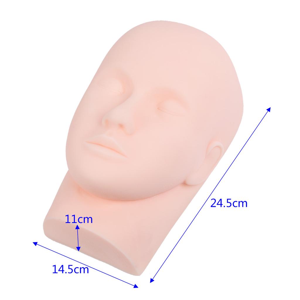 Buy Mannequin Doll Flat Head Practice Lashes Make Up For Eyelash ...