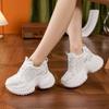 Dad shoes women's new thick-soled mesh breathable casual small height-increasing versatile sports shoes