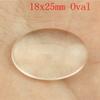 Accessories Parts Transparent Flat Back Glass Cabochon Wedding Jewelry Findings QB011