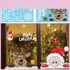 Festive Merry Christmas Window Stickers Decals For Kids Home Room Decoration