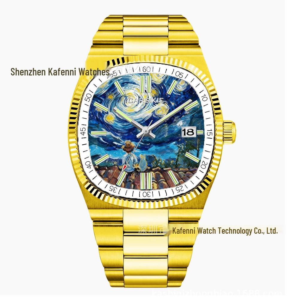 Montre Quartz Cartoon Graffiti Tendance Nationale: Grand Cadran pour Enfants et Hommes