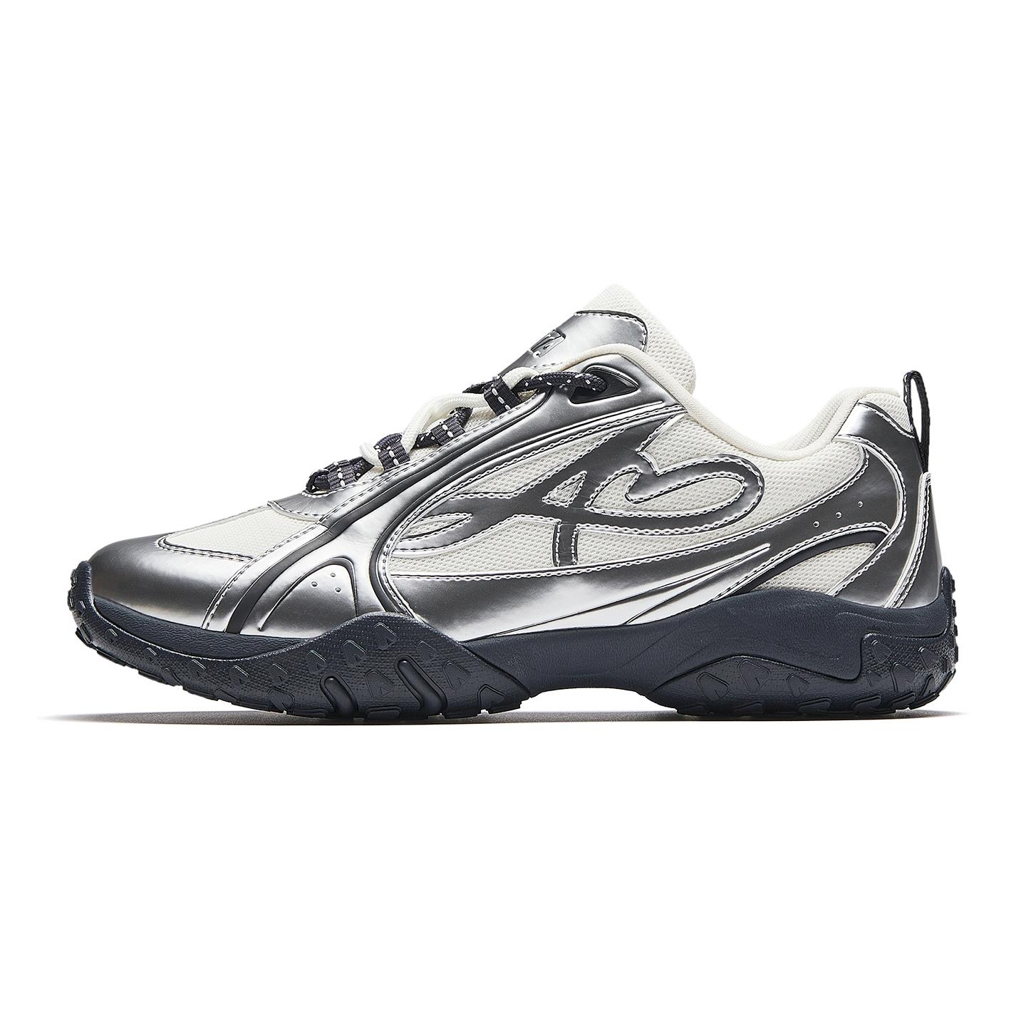 

Anta Joyful Low top Casual Shoes Women s Bright Silver Black 922618881-3 38