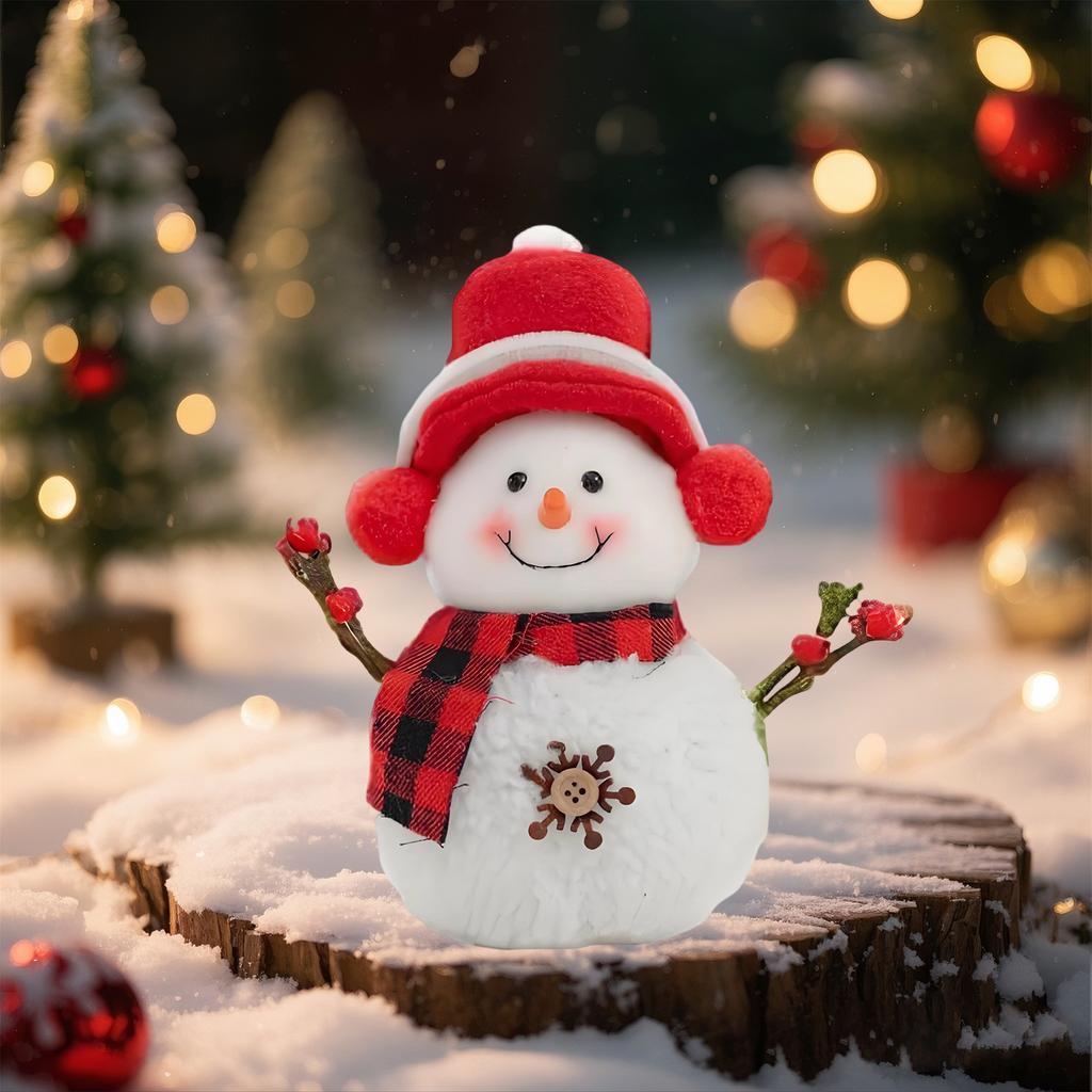 Festive Holiday Santa Claus Table Decorations Adorable Santa Figurines Collectible Dolls for Christmas Home Decor