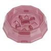 Slow Feeder Dog Bowls Food Grade Prevent Chocking Digestive Aid Dog Slow Feeding Puzzle Bowl for Dogs Cats Purple