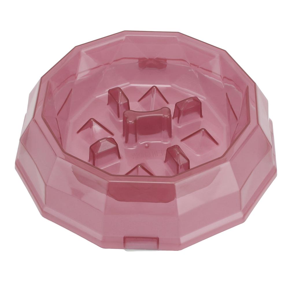 Slow Feeder Dog Bowls Food Grade Prevent Chocking Digestive Aid Dog Slow Feeding Puzzle Bowl for Dogs Cats Purple