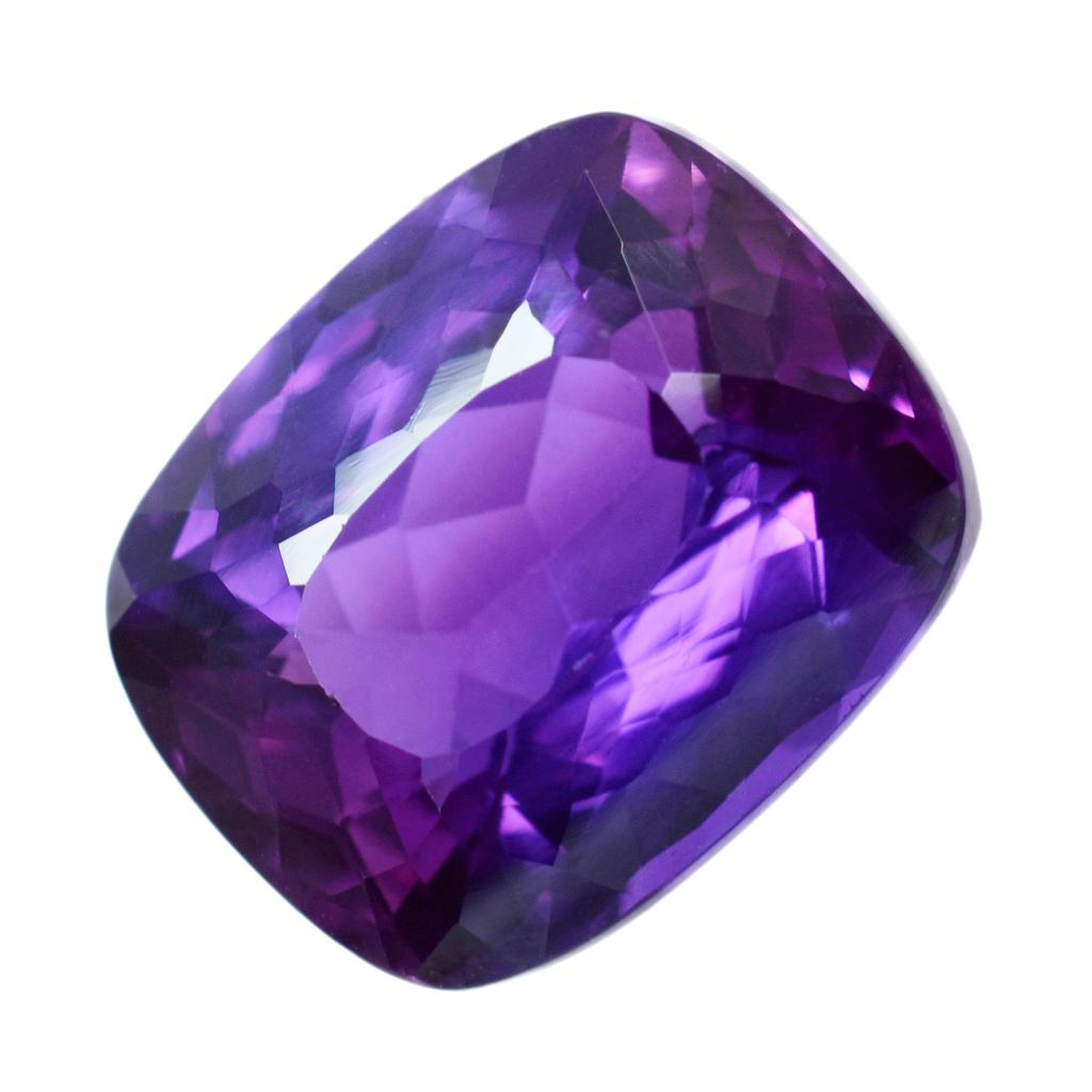 Rare CERTIFIED 15.40 Ct Purple Tanzanite Cushion Cut Natural Loose Gemstone