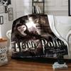 1pc Harry Potter and the Deathly Hallows Flannel Blanket - Soft Warm Throw for Home, Office, TravelL1303