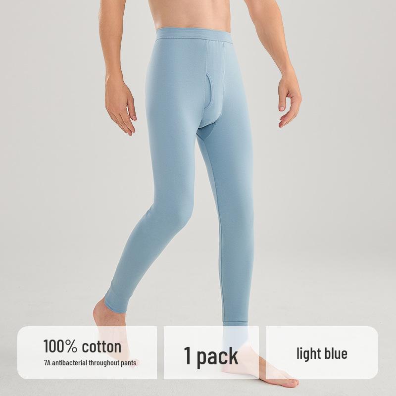 Colanți termici din bumbac 100% pentru bărbați 2025: Strat de bază ușor, mulat, pentru toamnă și iarnă