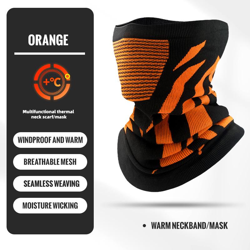 Winter Neck Warmer Gaiter Warm Polar-Fleece Balaclava Unisex Full Face Mask Winter Sports Cap Skiing Face Cover Neck Warmer