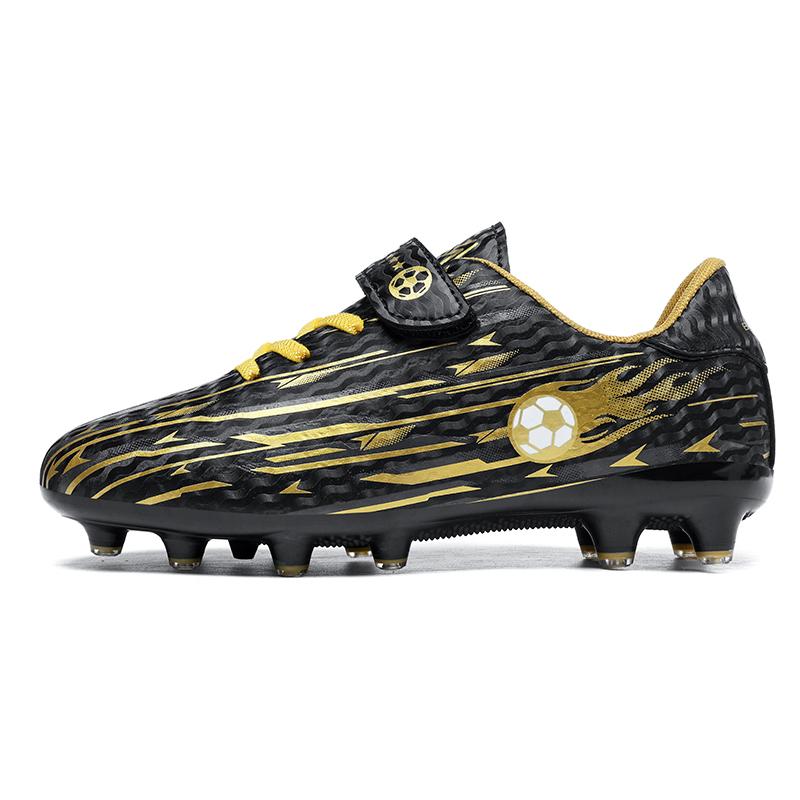 Children Football Sports Shoes Field Sports Resistant Spikes Football Boots Society Long TF/FG Outdoor Professional Boy Football Shoes