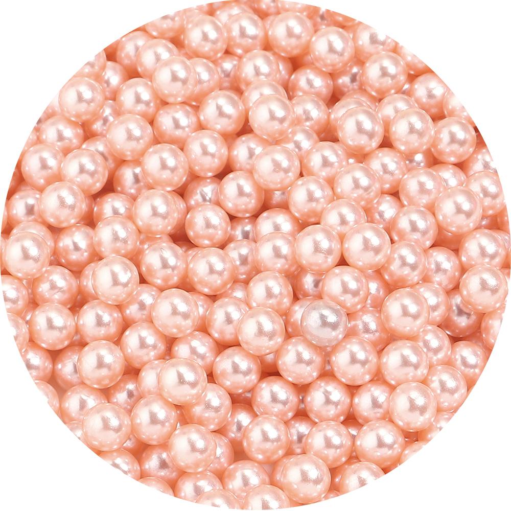 2-12mm No Hole ABS Imitation Pearl Beads Solid Color Round Spacer Loose Beads For DIY Jewelry Making Bracelet Accessory