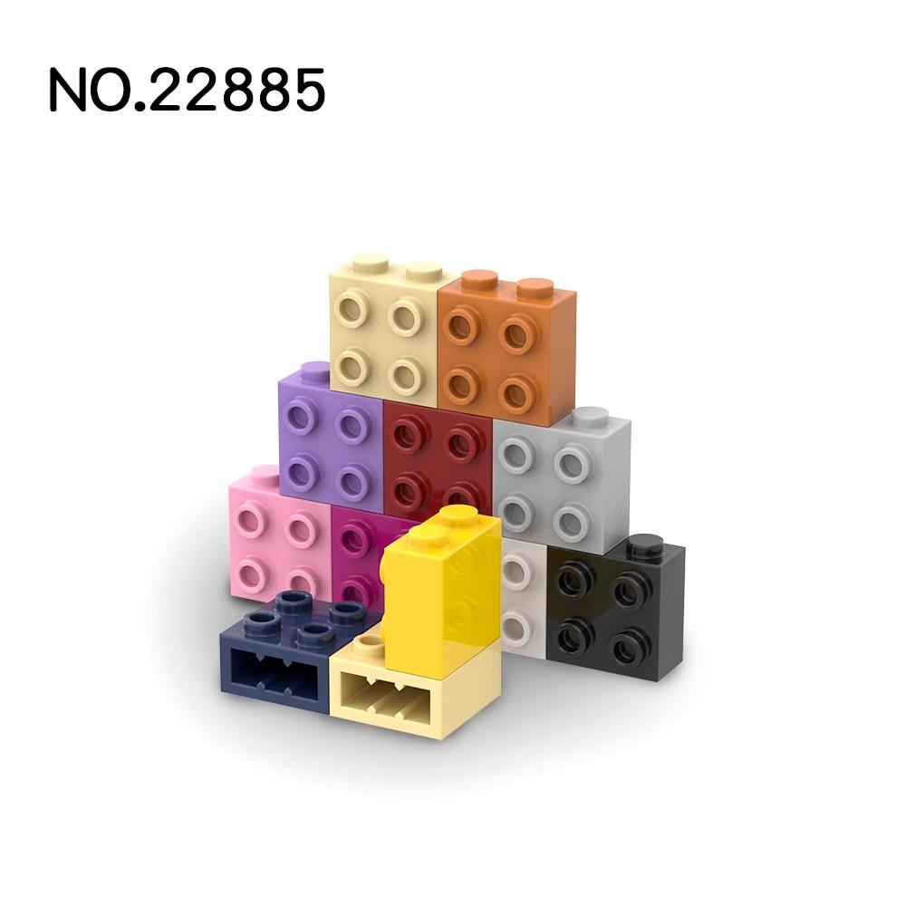 Non-Toxic 20Pcs Moc Compatible Assembles Particles 22885 Brick Modified 1 X 2 X 1 2/3 With Studs On Side Building Blocks Parts Diy Toys