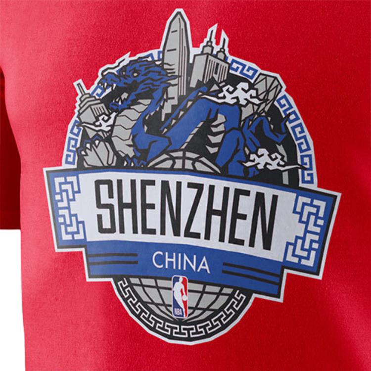 Nike NBA City Edition Quick-Dry Sports Crew Neck T-Shirt Men Tops Red CI0965-657