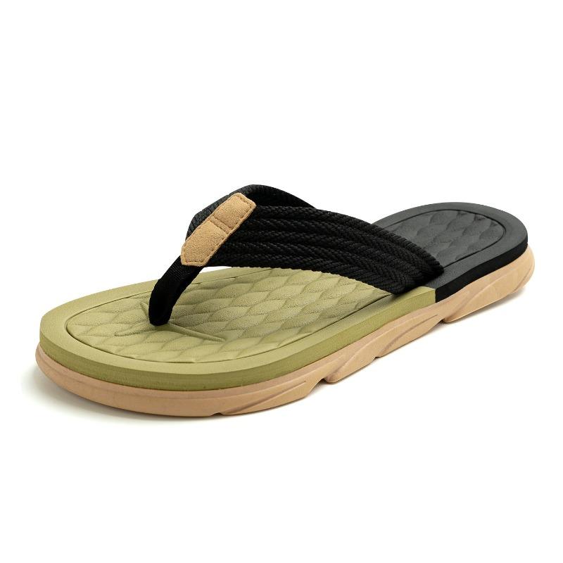 Flip-flops men's summer wear non-slip and wear-resistant pinch slippers men's casual outdoor beach sandals