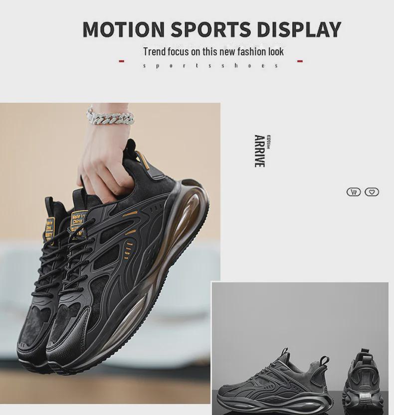 2024 Men's Casual White Lightweight Running Shoes - Trendy, Soft Sole Sports Sneakers