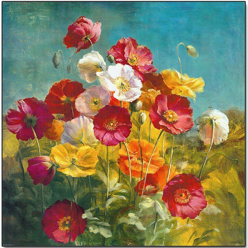 5d Diamond Painting Full Drill Round Flowers Diamond Embroidery Sale Plant Landscape Rhinestones Mosaic Children's Room Decor