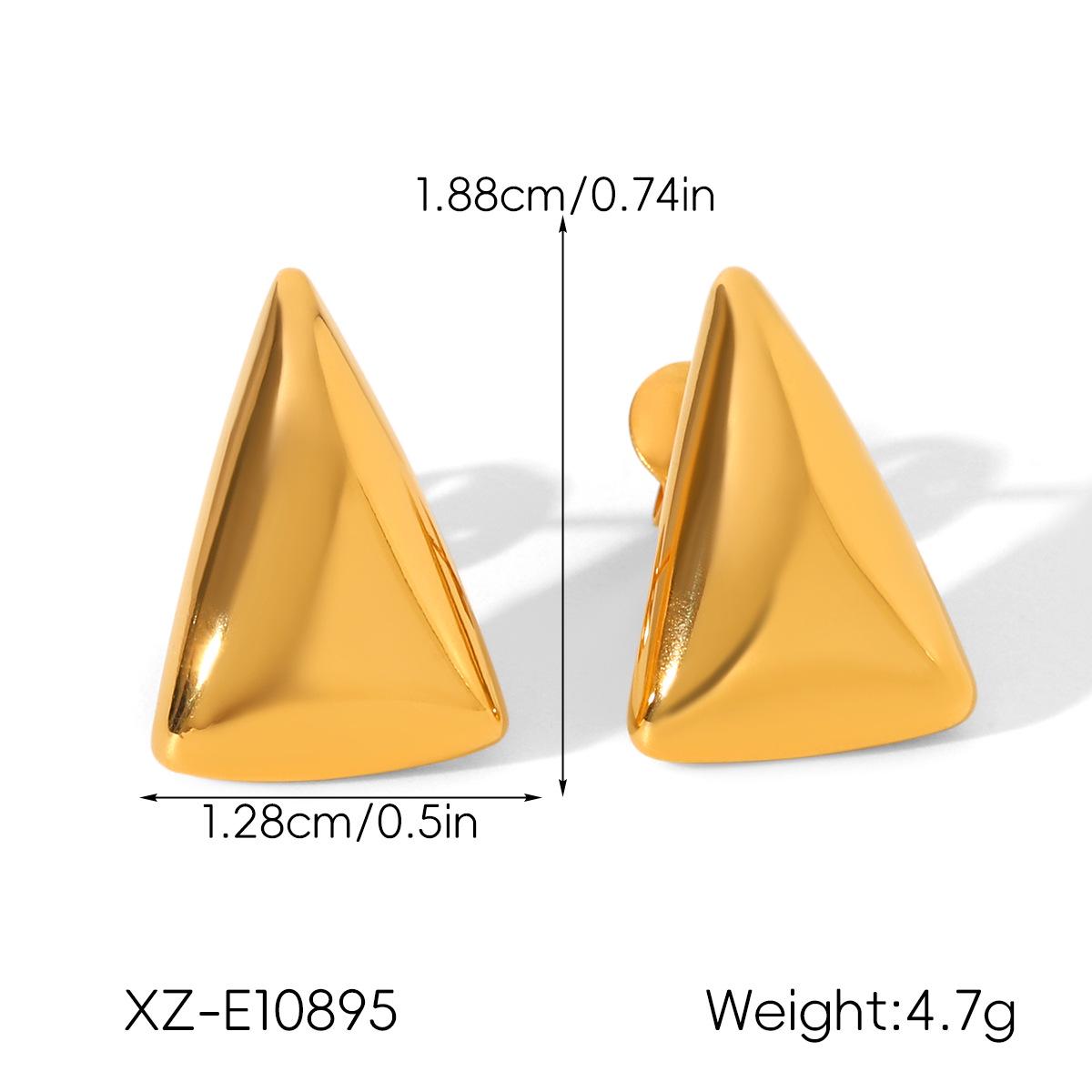

Роскошные европейские и американские серьги-треугольники - Премиальная невыцветающая титановая сталь