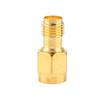 5PCS Durable Low Loss SMA Male To SMA Female Coaxial Connector Gold Adapter Set SMA Connector Coax Connector FPV Drones