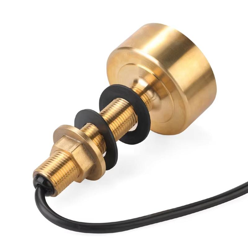 

A72U TD-25 Dual Frequency Sensor Probe Transducer For Fishing Instruments, 600W, 3-Pin Three-Core Aviation Plug, Bronze