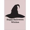 Nordic Simple Wall Art Halloween Skull Witch, HD Canvas Print Poster, Home Living Room Bedroom Decorative Painting