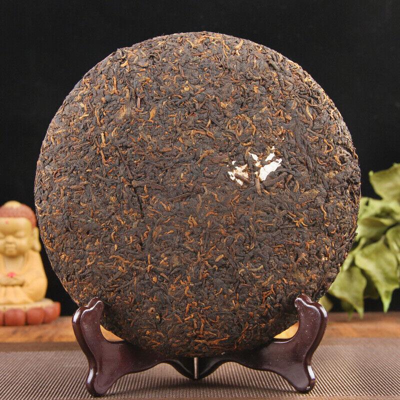 380 g gekochter Bio-Tee Menghai Big Tree Pu'er Tee Schwarzer Tee