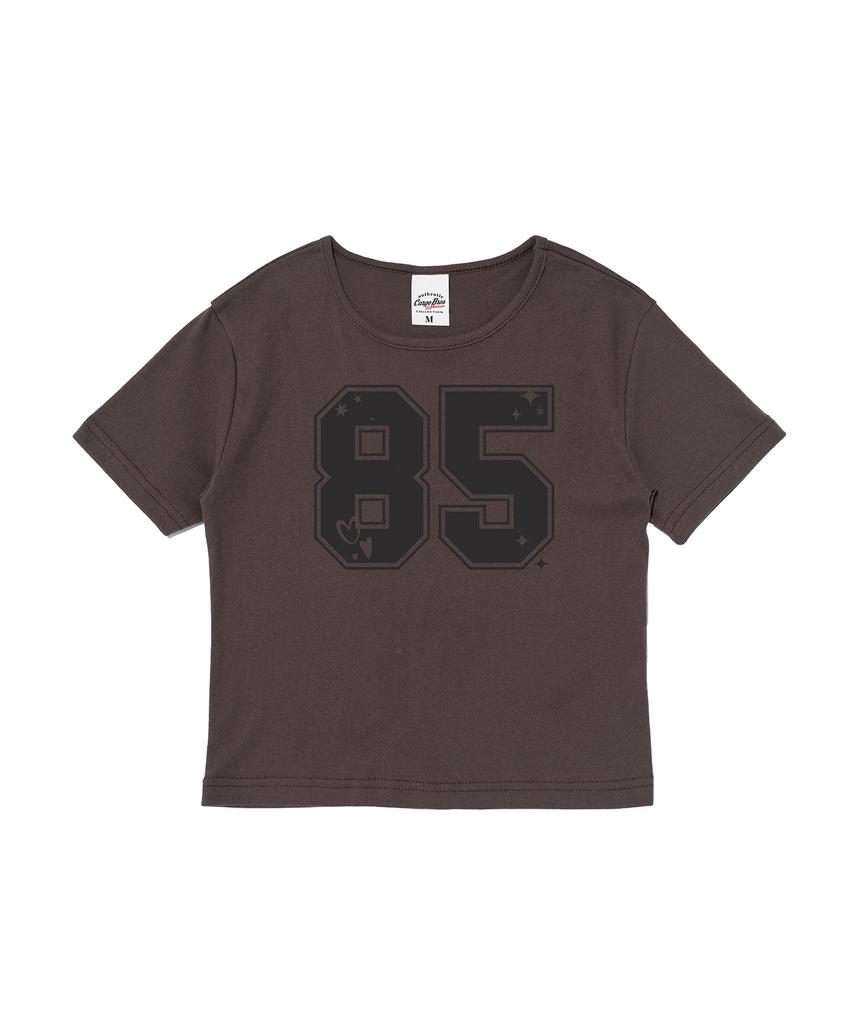 CARGOBROS FOR WOMAN 85 Varsity Crack Short Sleeve T-Shirt (Brown)