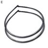 2Pcs Hair Hoop High Elasticity Anti-deform Washing Hoop Non-Falling Wave Anti-Slip Headwear Shaped Face Hair Band Home
