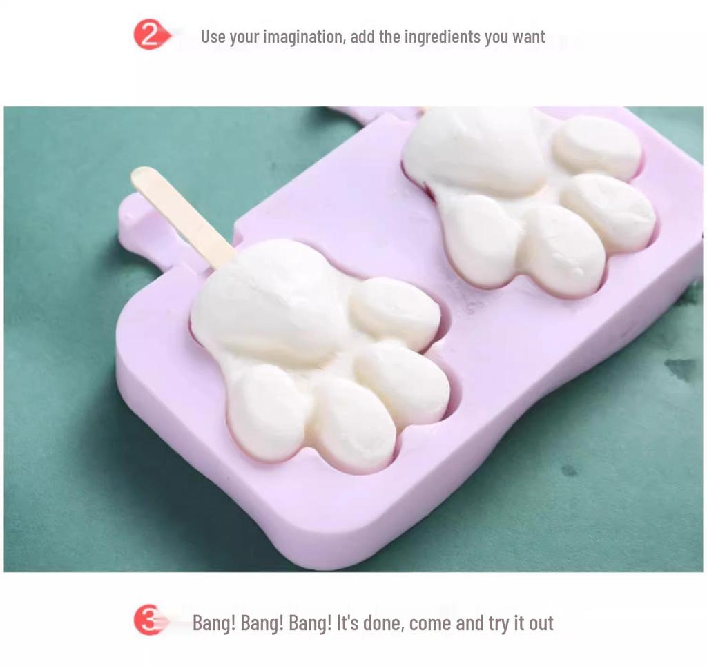 Food-Grade Silicone Popsicle Mold for Homemade Ice Cream