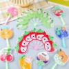 Ventaglio Portatile Pieghevole Creativo a Forma di Frutta Cartoon per Bambini - Ventaglio Portatile in Plastica Fresco per l'Estate